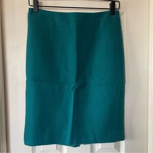 J. Crew Teal Pencil Skirt
